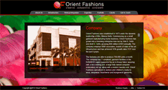 Desktop Screenshot of orientfashions.com